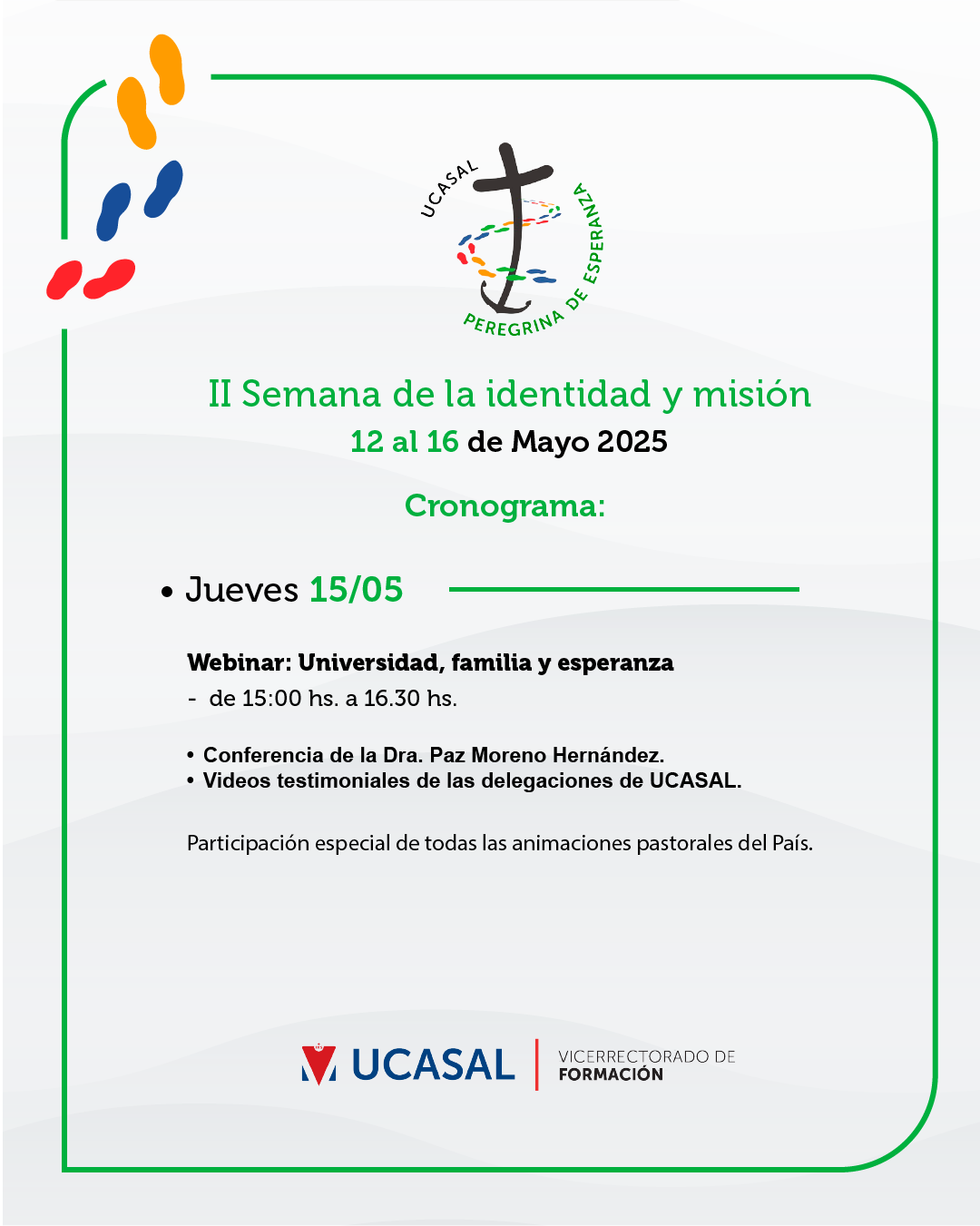 Jueves 15 - Publicacion - Programa - semana de la Identidad y la Misión 2025