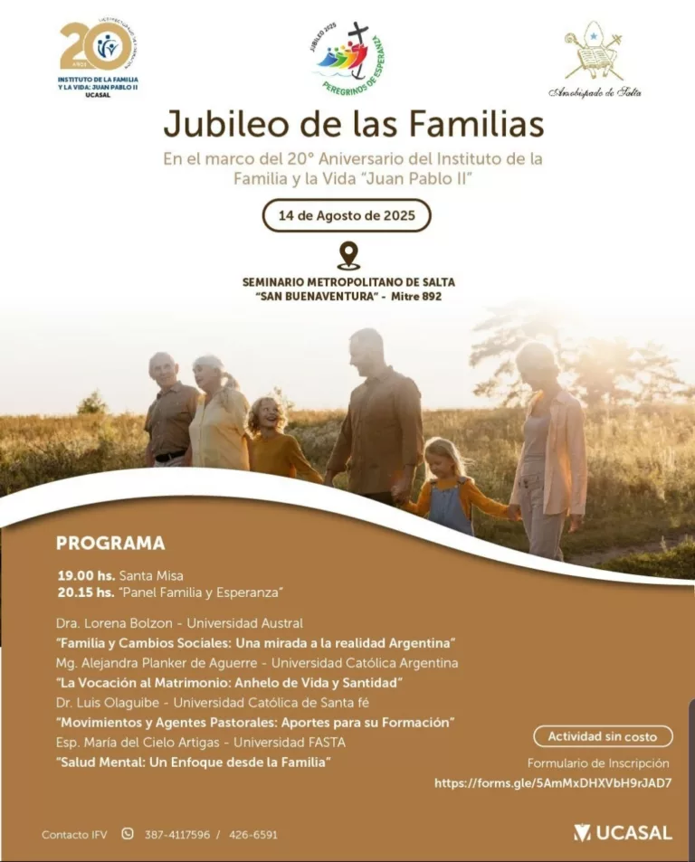 Placa Jubileo de las Familias