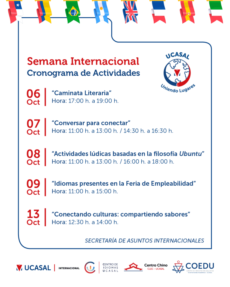 FEED Cronograma Semana Internacional
