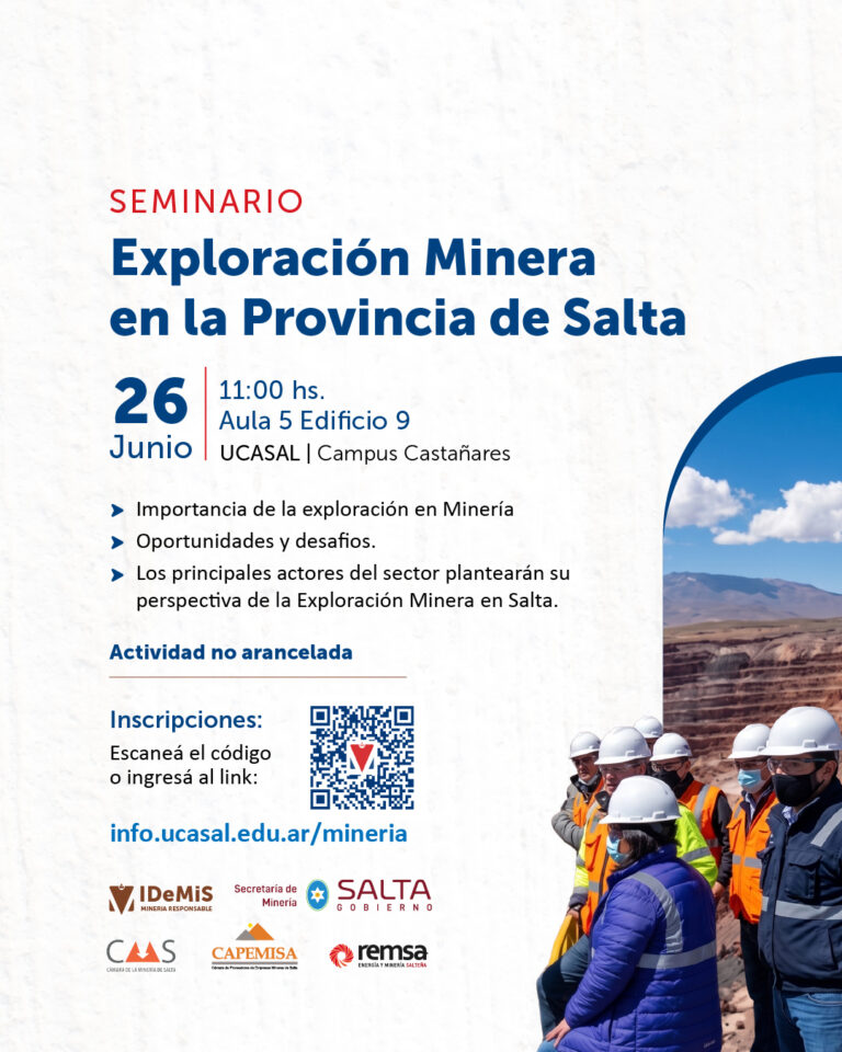 ¿Qué hay detrás de un proyecto minero? UCASAL invita a conocer el rol clave de la exploración